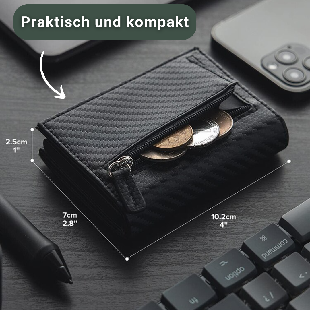 AIR-TAG Slim Wallet Pro 3.0 | Herren Geldbörse (1+1 GRATIS)