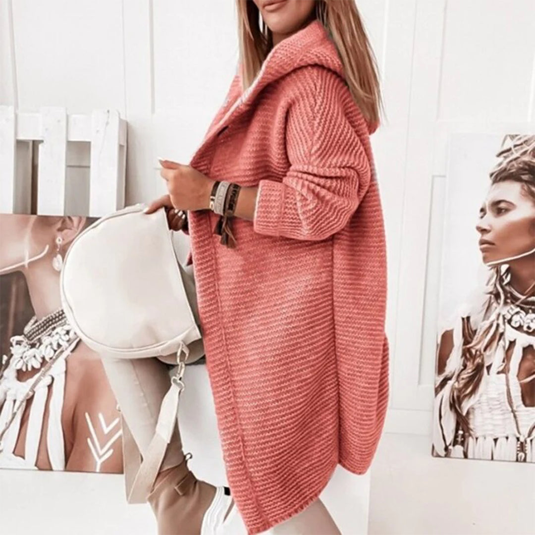 Bequeme Gestrickte Lange Strickjacke | Elodie