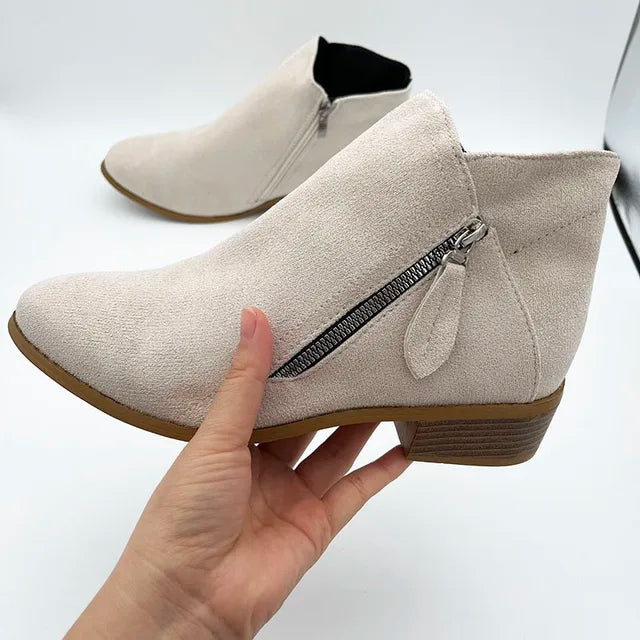 Chelsea-Stiefel aus luxuriösem Wildlederimitat