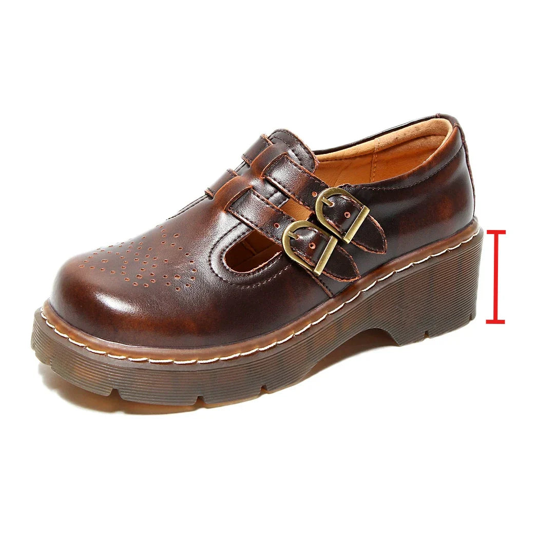 Coraline | Lederschuhe im japanischen Stil