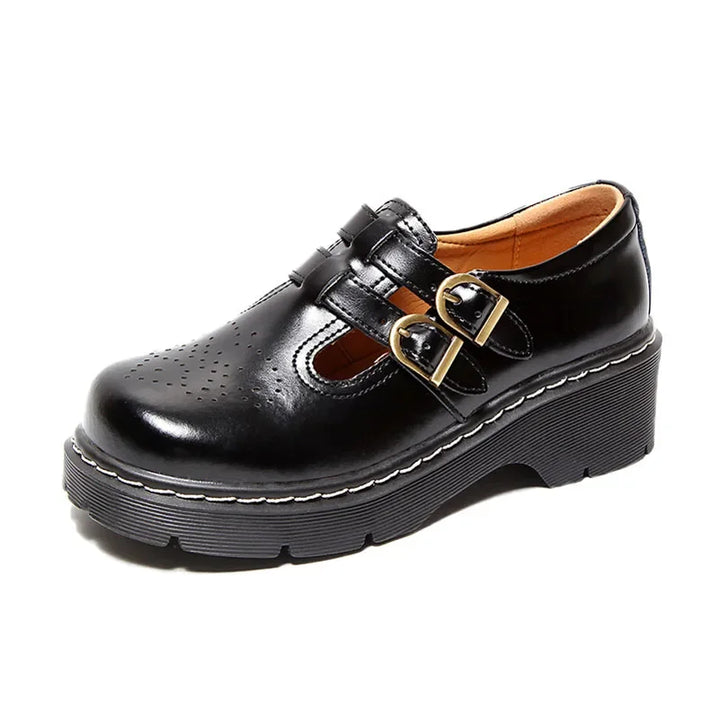 Coraline | Lederschuhe im japanischen Stil
