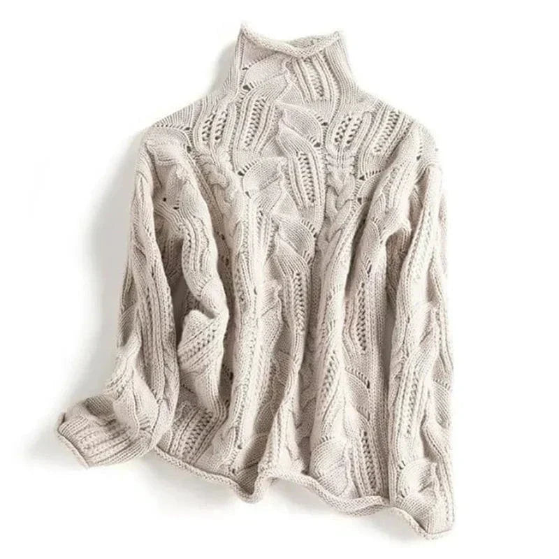 Kensia – Pullover mit Zopfmuster