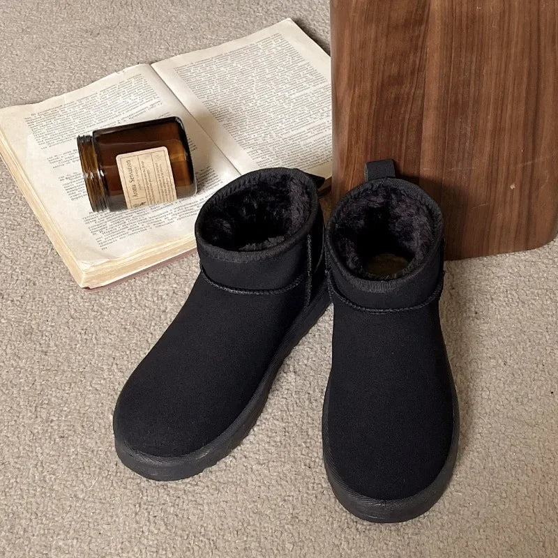 Alina | Damen Winter Plateau Fellschuhe