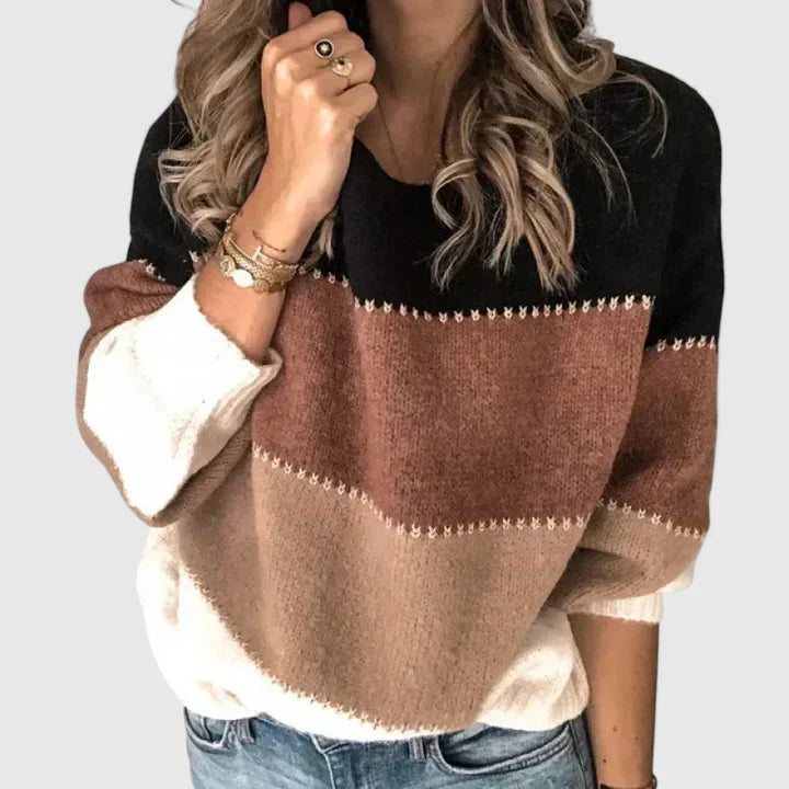Elena – Eleganter Pullover aus Baumwollmischung