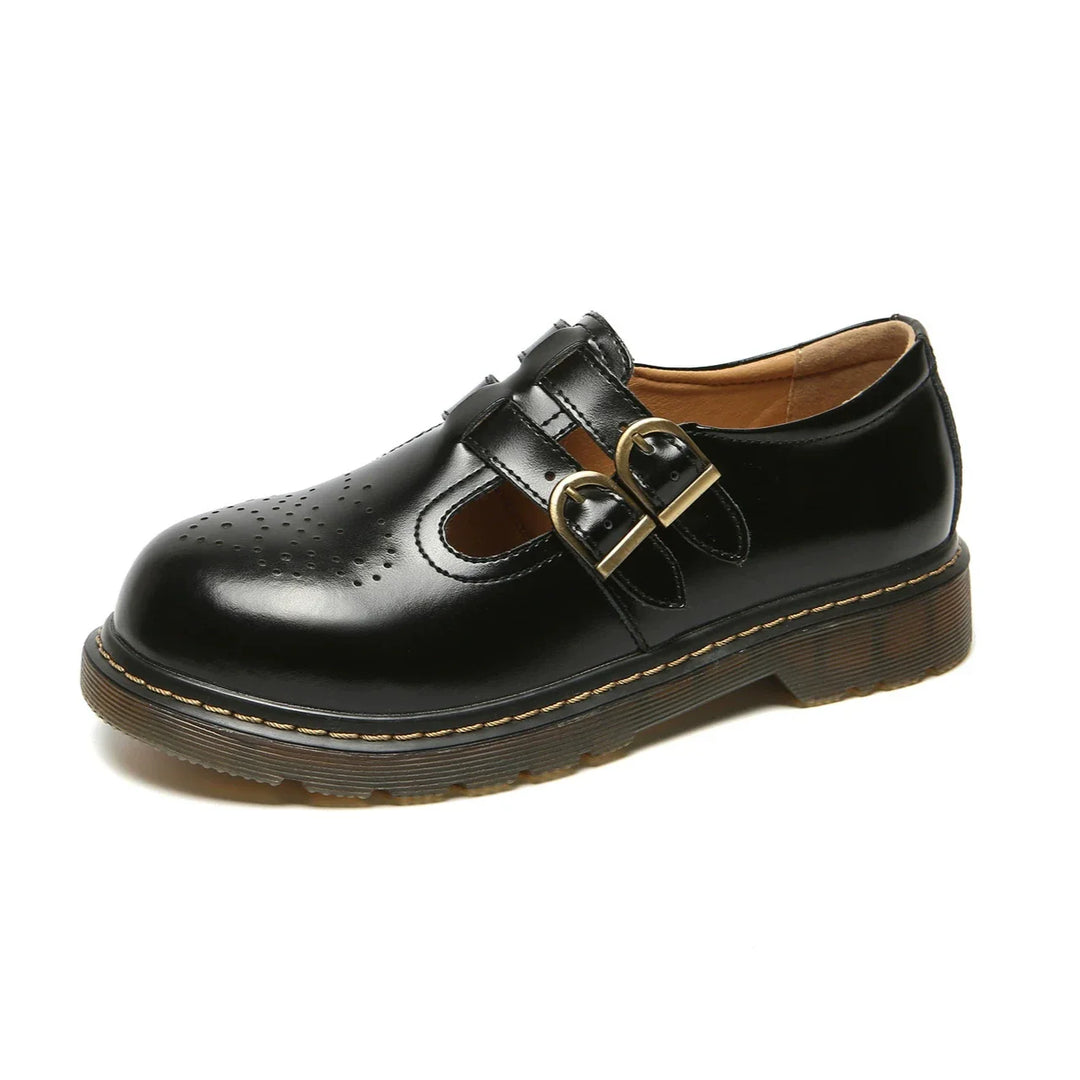 Coraline | Lederschuhe im japanischen Stil