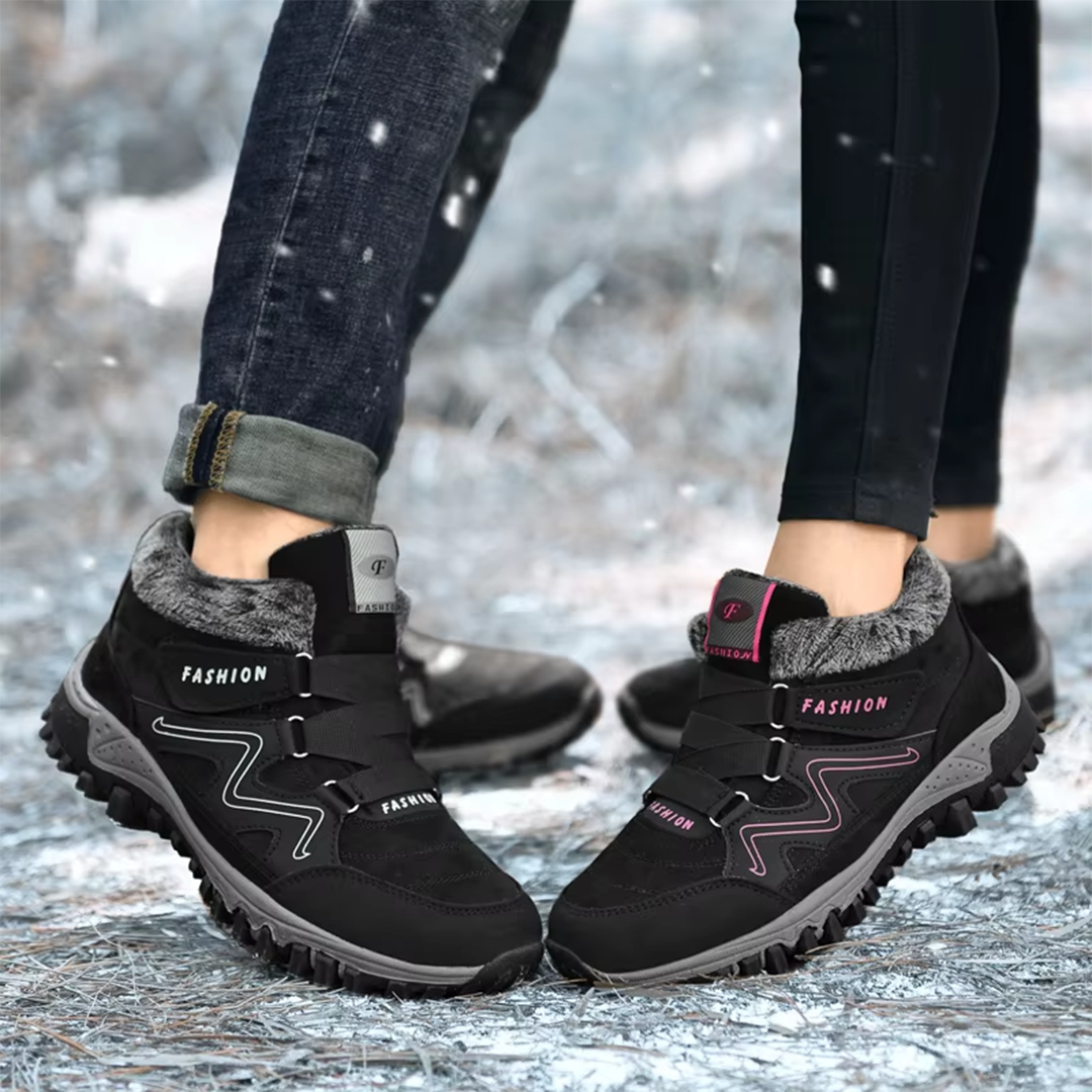 FrostStep™ - Perfekte Winterstiefel für Komfort, Halt und Gesundheit.
