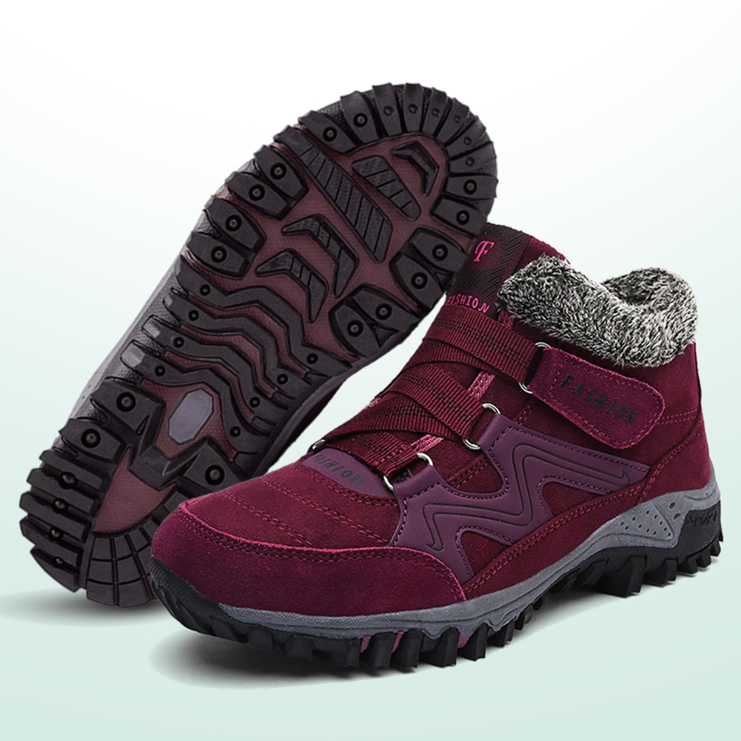 FrostStep™ - Perfekte Winterstiefel für Komfort, Halt und Gesundheit.