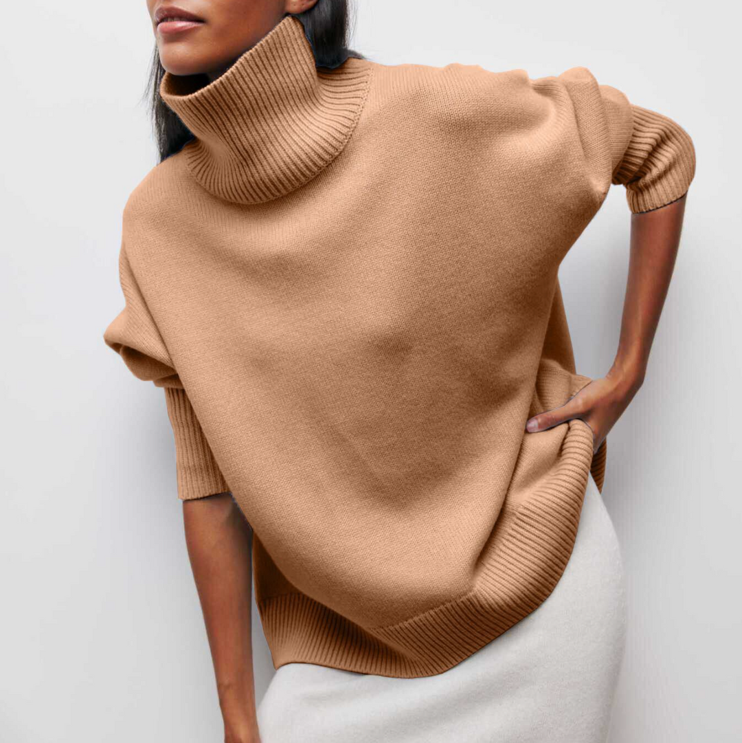 Amelia – Gestrickter Rollkragenpullover