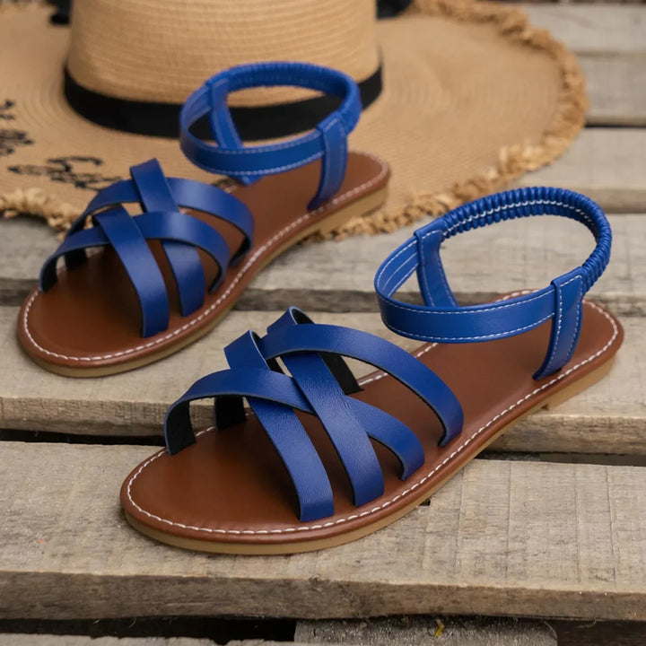 Alina | Flache Riemchensandalen für Damen – Bequem, Elegant & Sommerlich