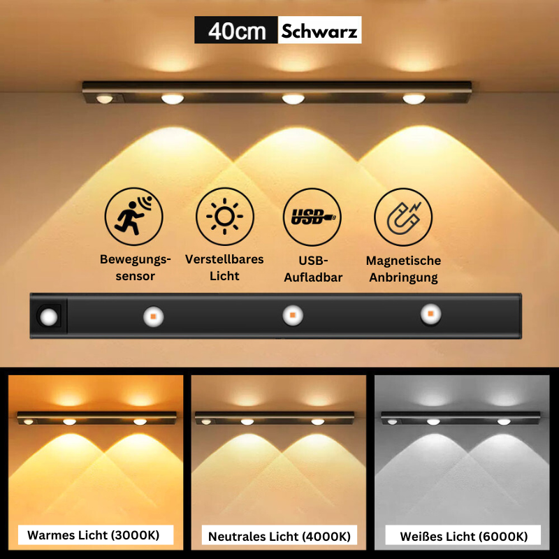 LightSense™ - Kabellose, dimmbare und wiederaufladbare Beleuchtung für Ihr Zuhause!