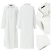 Icone™ ShirtDress: Fließendes Hemdkleid mit Seitenschlitz