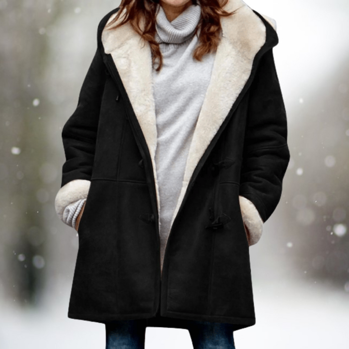 Sofia | Warmer und stilvoller Fleece-Mantel