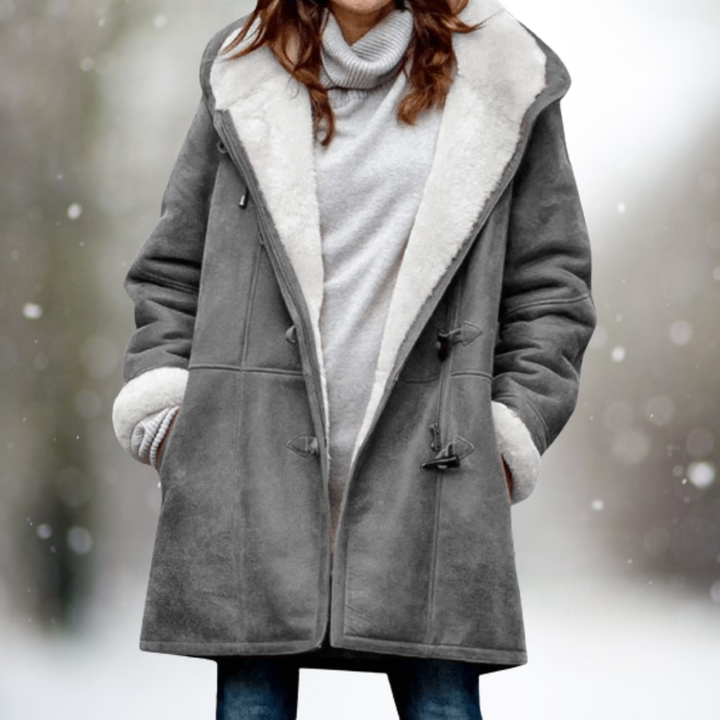Sofia | Warmer und stilvoller Fleece-Mantel
