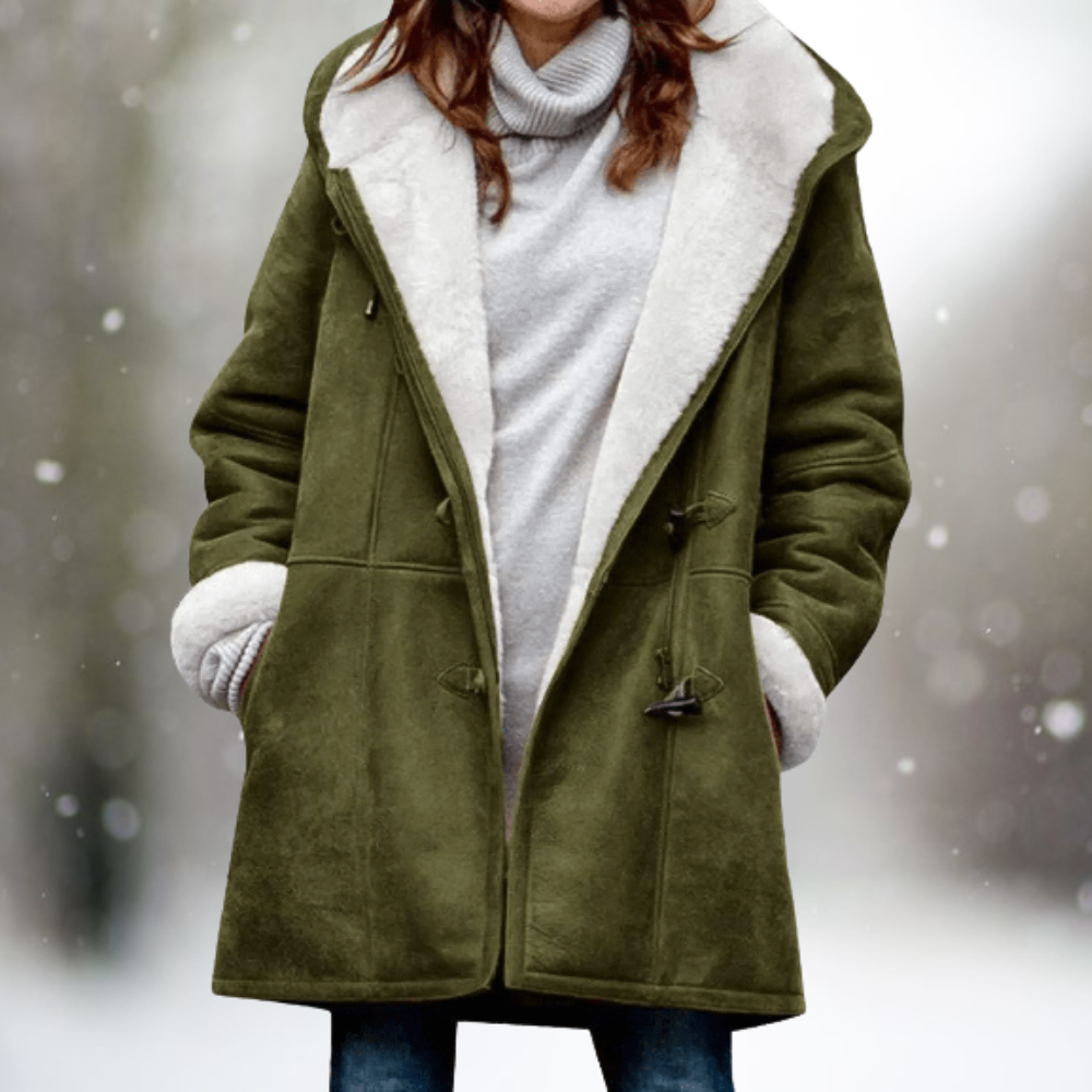 Sofia | Warmer und stilvoller Fleece-Mantel