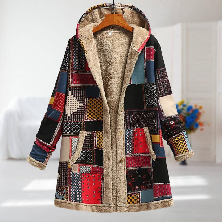 FLORA | Warme, weich gefütterte Strickjacke Parka