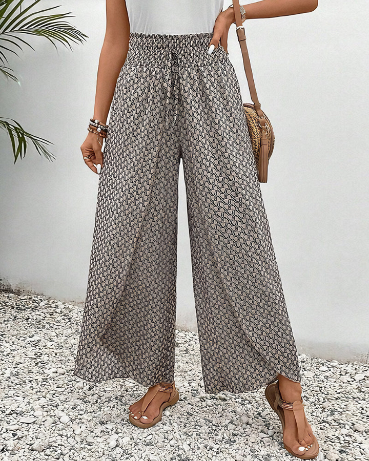Valencia – Weite Hose mit geometrischem Print