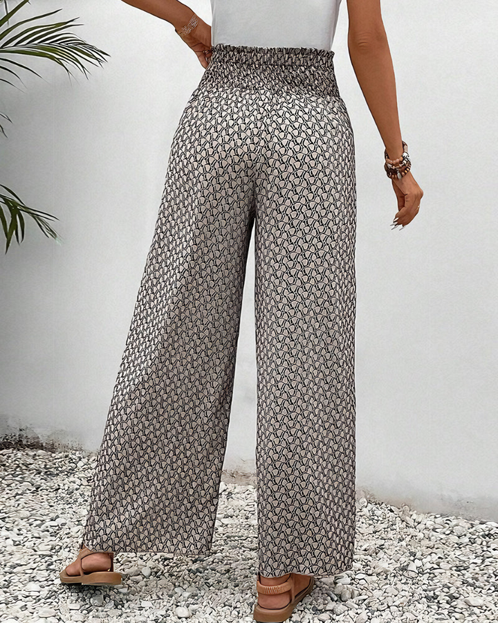 Valencia – Weite Hose mit geometrischem Print