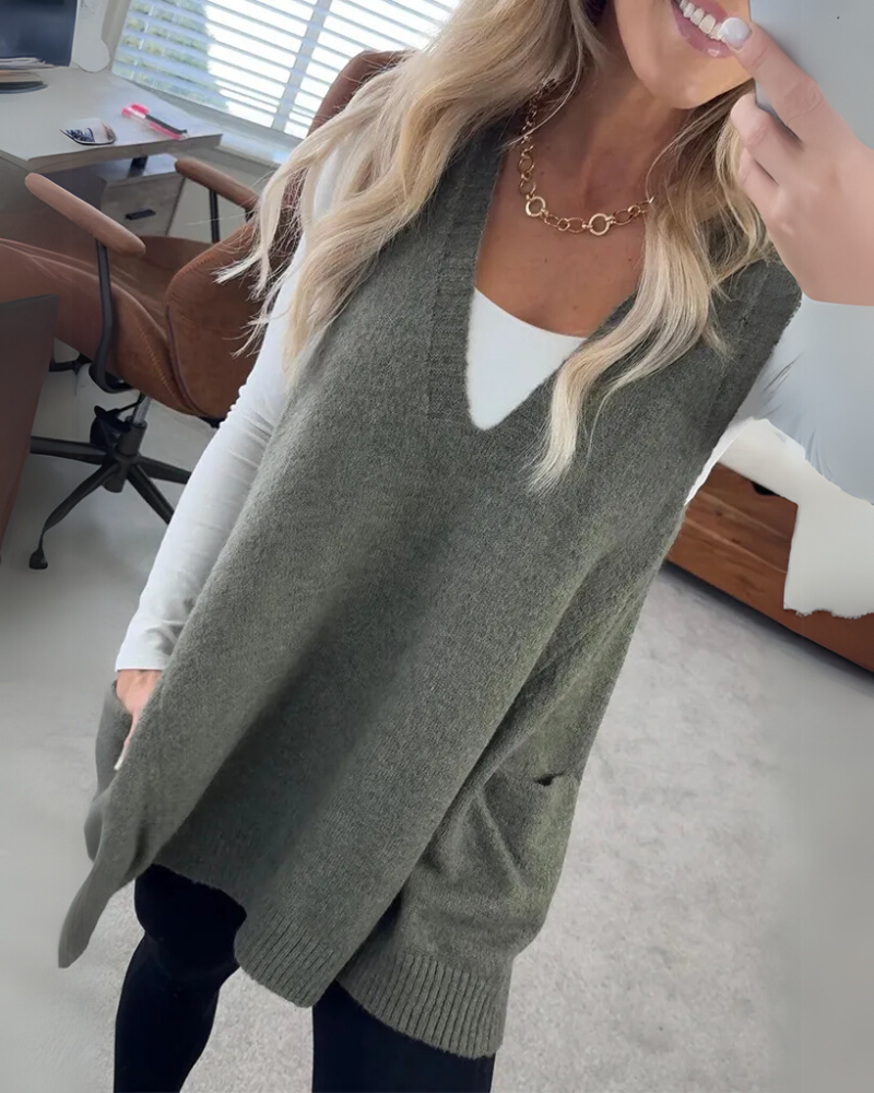 Amisa | Kuschelige Strickweste