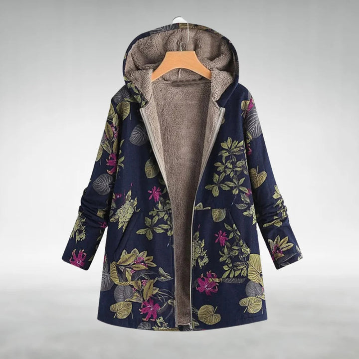 Sofia | Stylische Fleecejacke mit Blumenmuster