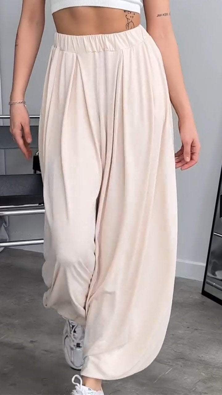 Bestseller-Produkte im Sommer Modische, lässige Damen-Hose mit weitem Bein