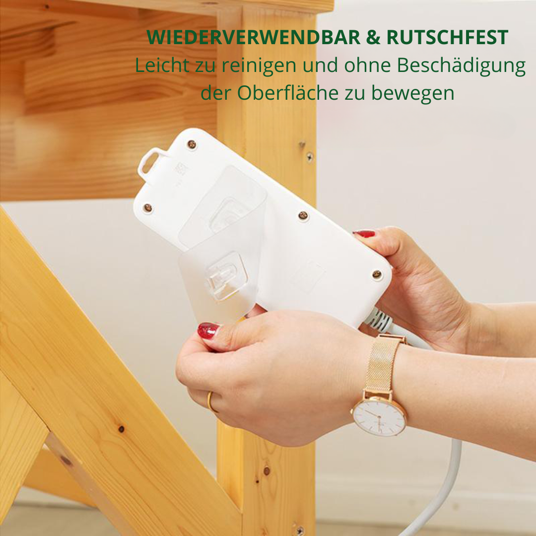 5+5 GRATIS | StickEase™ - Doppelseitig klebende Wandhaken