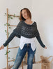Reinhilde –  Doppelten Ärmeln Shawl Schal