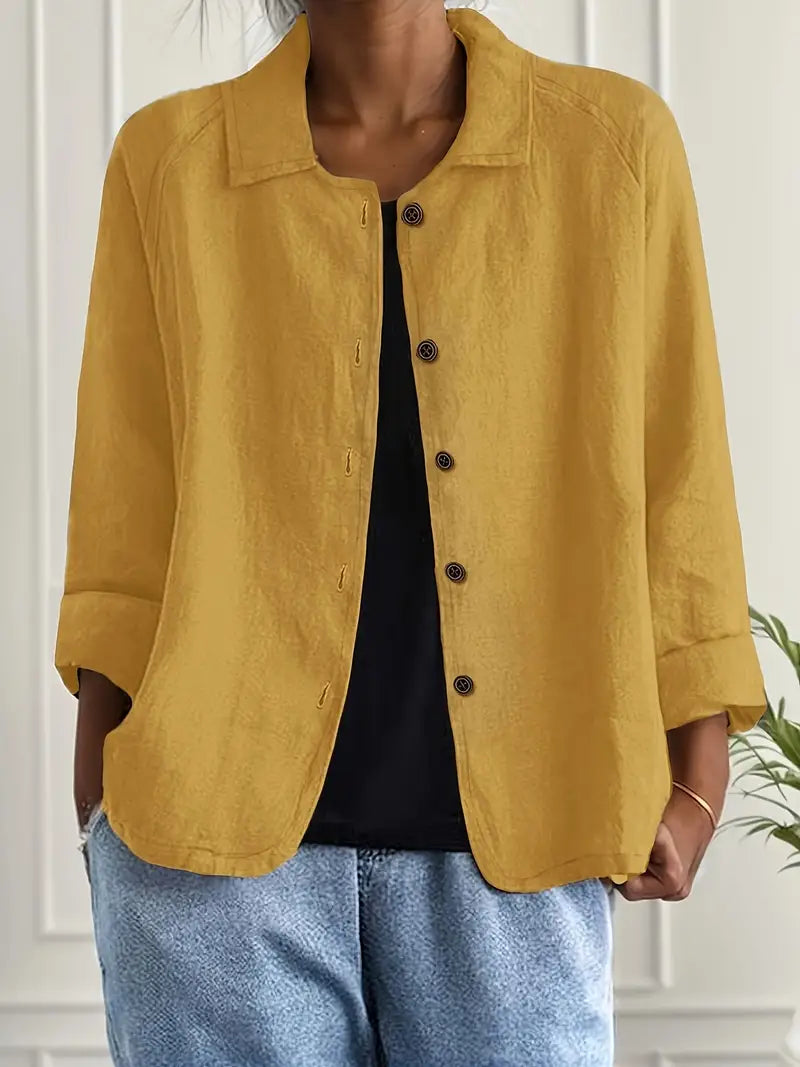 Marilla – Klassischer leichter Hemd-Cardigan