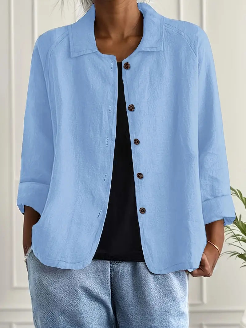 Marilla – Klassischer leichter Hemd-Cardigan