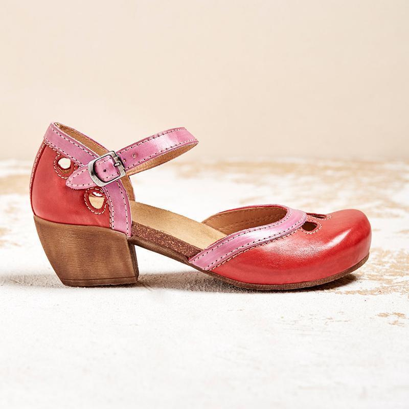 Robyn | Sandalen mit Cut-Out-Blockabsatz für Damen