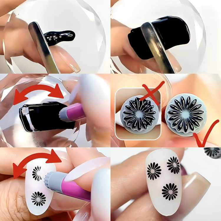 5+5 Gratis | DesignPress™ Quick Nail Design Stamping