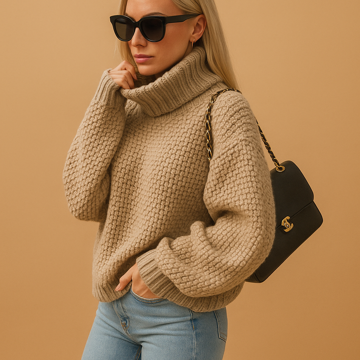 Bequemer zeitloser Damenpullover | Elena