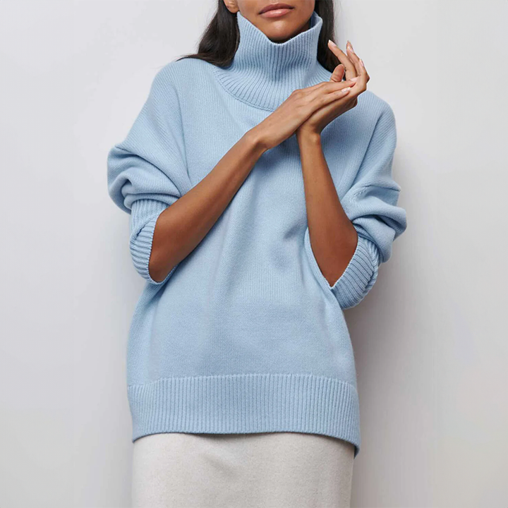 Amelia – Gestrickter Rollkragenpullover