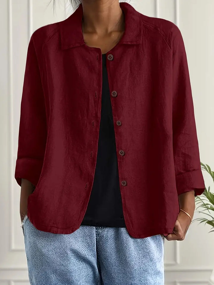Marilla – Klassischer leichter Hemd-Cardigan