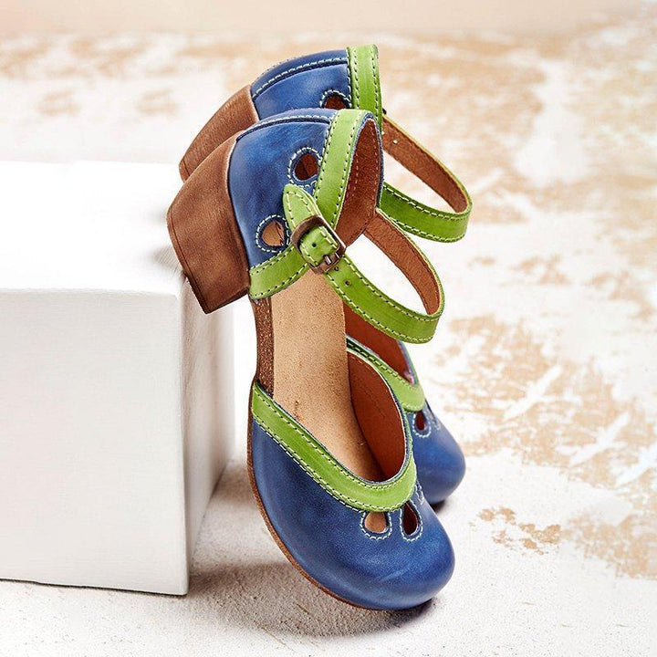 Robyn | Sandalen mit Cut-Out-Blockabsatz für Damen