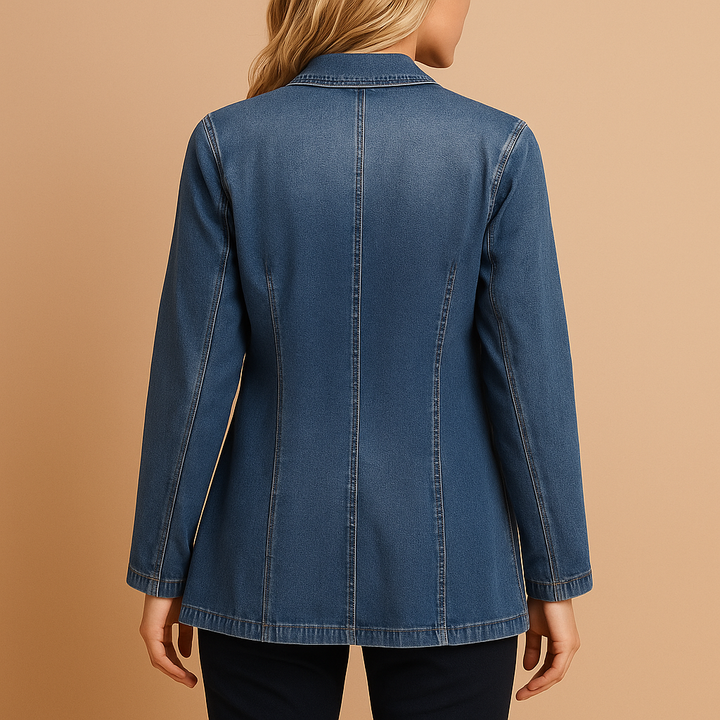 Rive | Taillierter Denim-Blazer für Damen