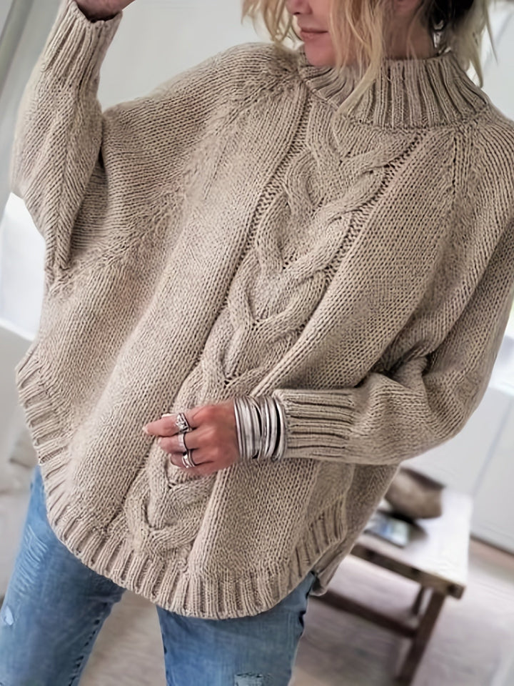 Heidi - Bequemer Vintage Kabelpullover
