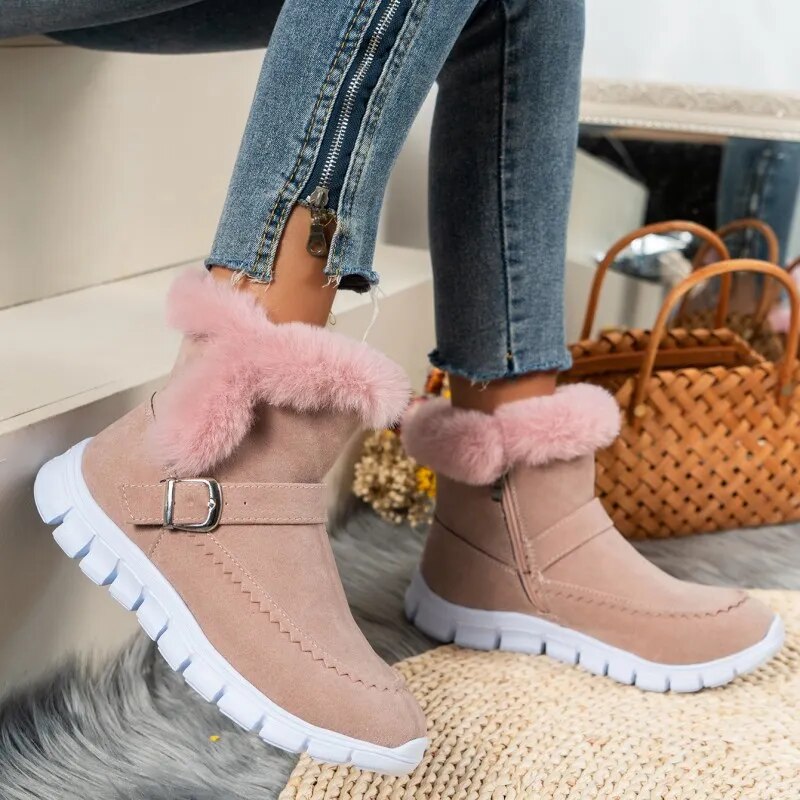 Bridget™ |  warmen Plüsch-Schneestiefel