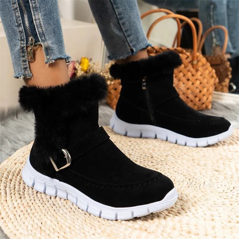 Bridget™ |  warmen Plüsch-Schneestiefel
