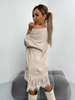 Schlanker Off-The-Shoulder-Pullover