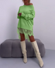 Schlanker Off-The-Shoulder-Pullover