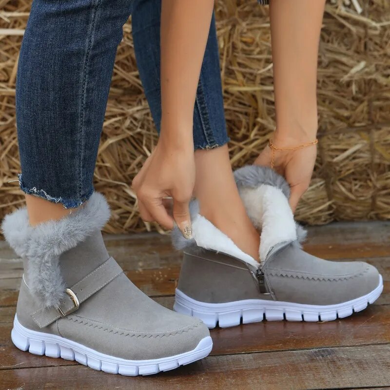 Bridget™ |  warmen Plüsch-Schneestiefel