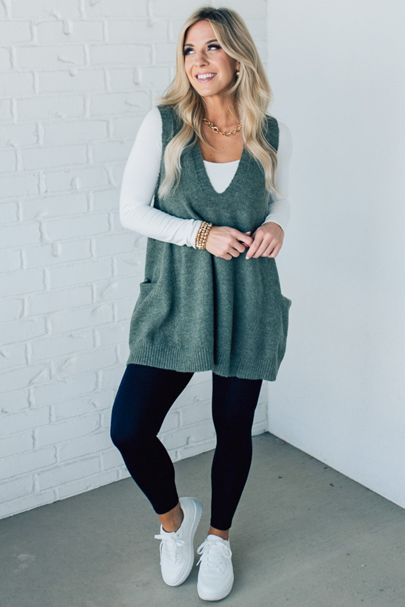 Molly | Perfekt sitzende Pulloverweste mit modischen Taschen