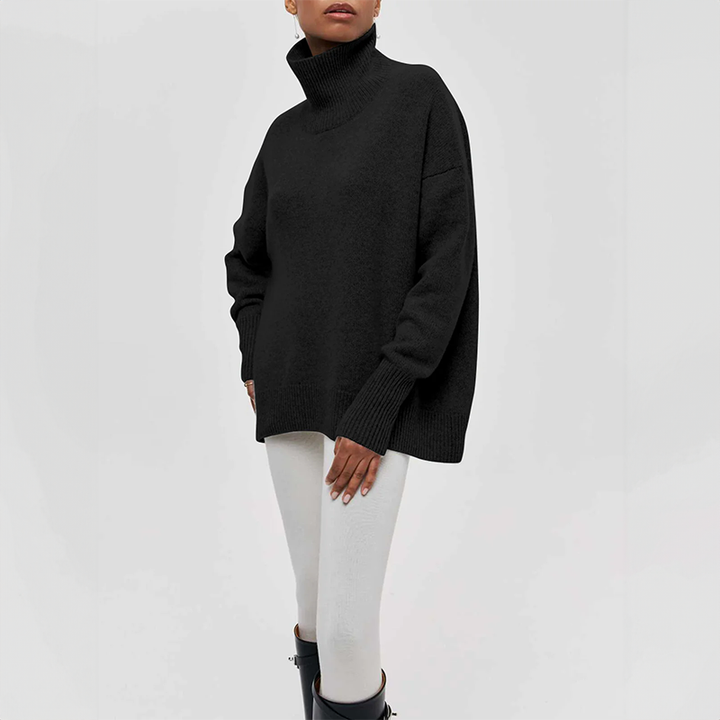 Amelia – Gestrickter Rollkragenpullover