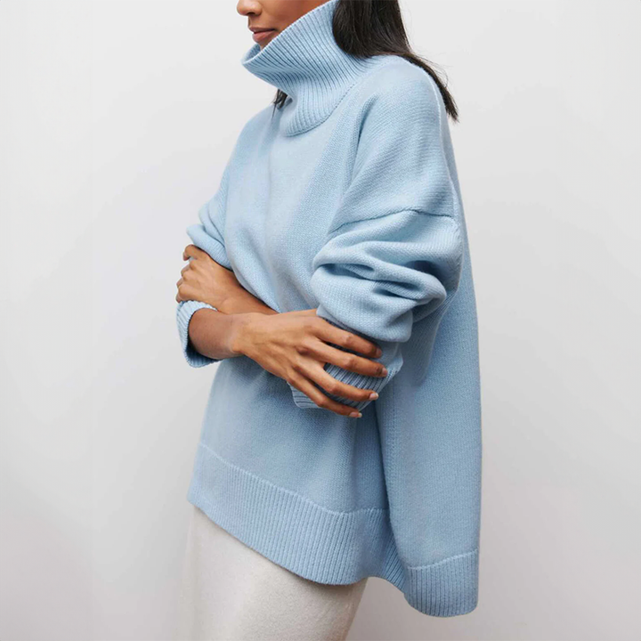 Amelia – Gestrickter Rollkragenpullover