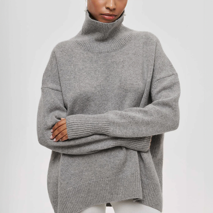 Amelia – Gestrickter Rollkragenpullover