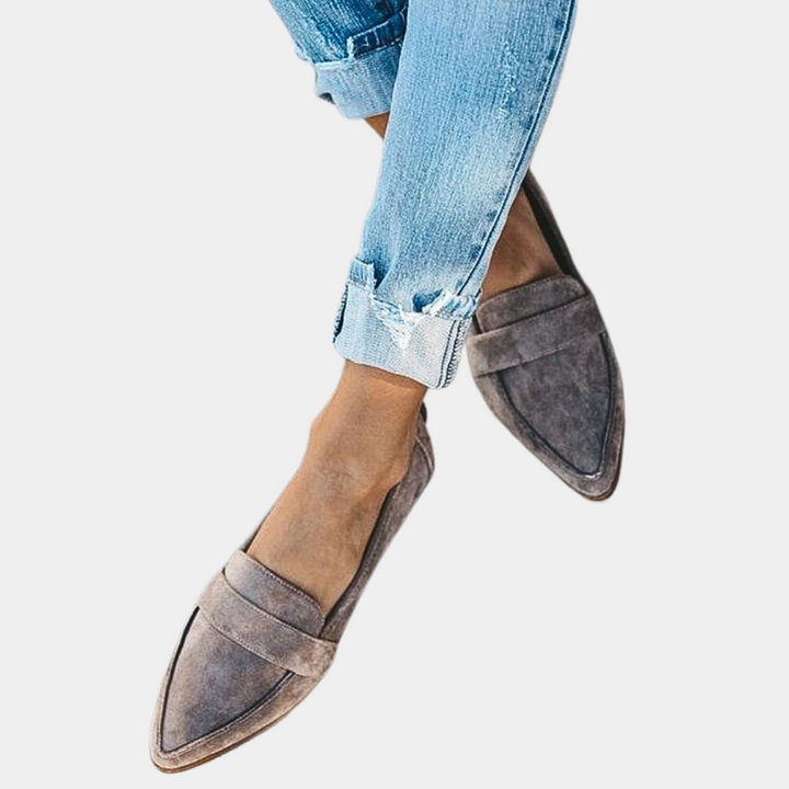 Lorena Wildleder-Slipper – Bequeme Slipper für Damen