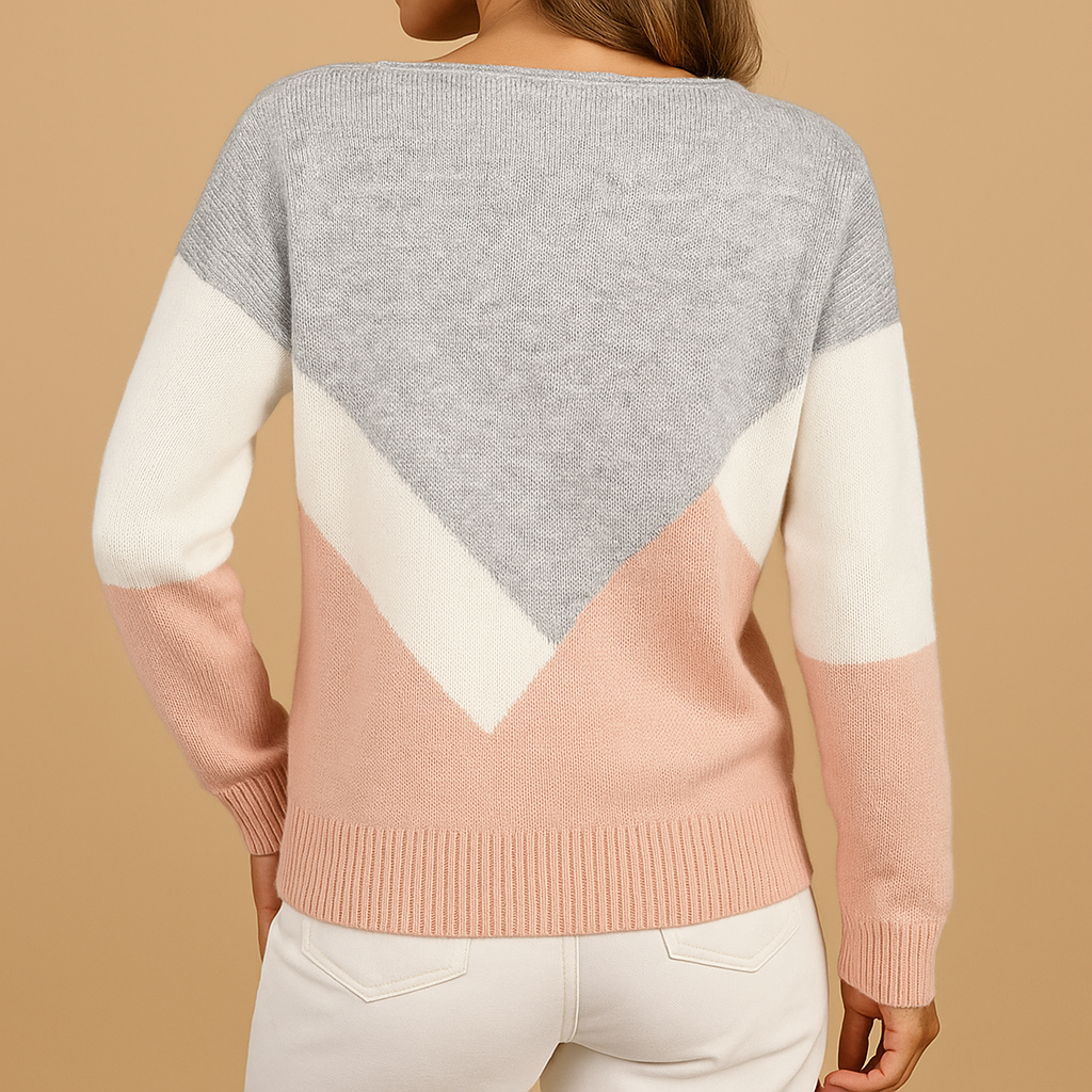 Gestrickter Damenpullover mit lockerer Passform | Yara