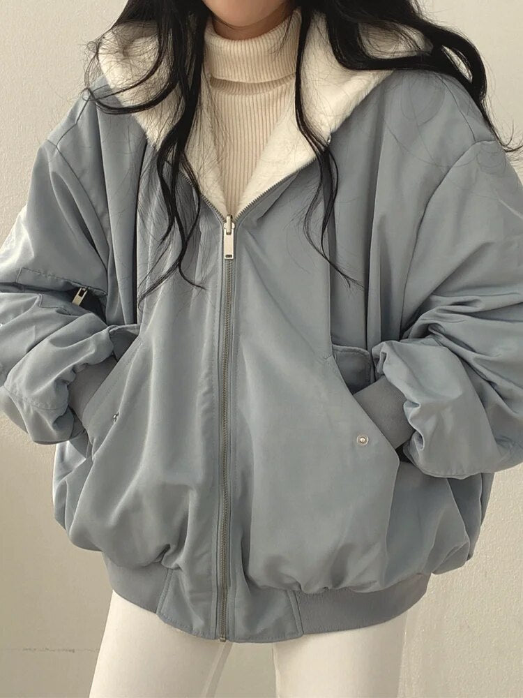 Arra | Pufferjacke mit Teddyfell