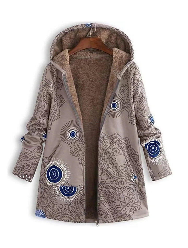 BREA | Warme, weich gefütterte Strickjacke Parka