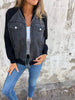 CasualTrend™ | Lässige Damenjacke mit V-Ausschnitt und Reißverschluss